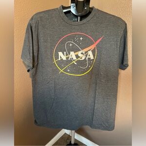 EUC - Gray NASA Logo T-Shirt